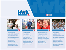 Tablet Screenshot of hwk.com